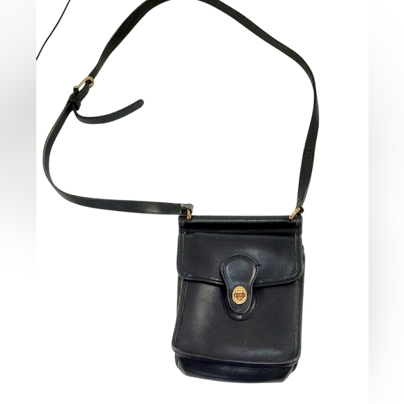 Coach Handbags - Vintage COACH 9930 Murphy BLACK Leather Crossbody Bag Purse